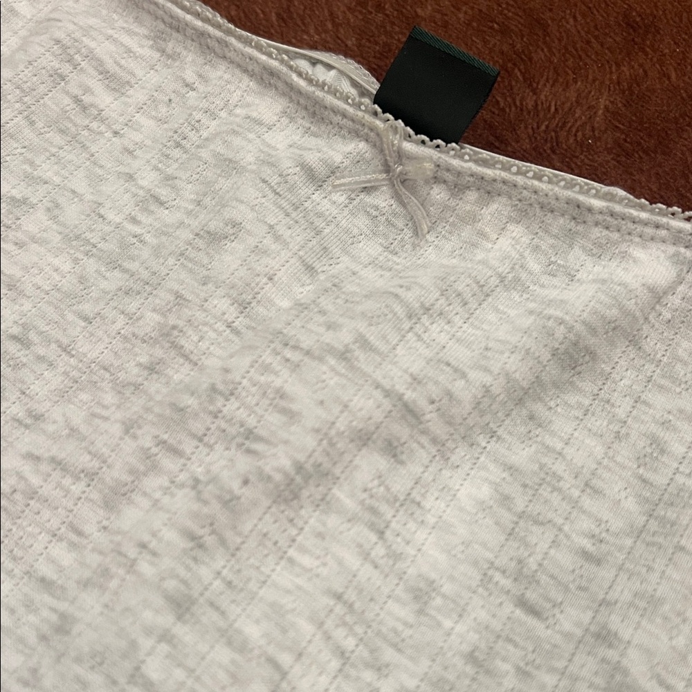 Wild Fable Grey Ruffle Mini Skirt - Picture 5 of 6
